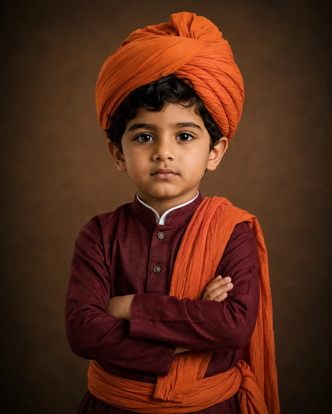 Independence Day Kid Swami Vivekananda AI Prompt